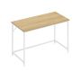 Kirjutuslaud 60x120x76cm., helepruun/valge
