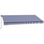 Varikatus Outsunny 396x300cm., sinine/valge