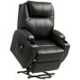 Massaažitool Homcom 85x92x109cm, musta värvi