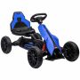 Lasteauto Homcom 100x58x58.5cm., must/sinine
