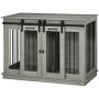 Koerakuut PawHut 120x60x88,5cm, hall/must