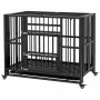 Клетка для собаки PawHut 94x58x78см, черного цвета