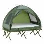 Telk-voodi Outsunny 193x145x180cm., tumeroheline