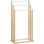 Seisev rätikuhoidja Homcom 48x25,8x94cm, helepruun/valge värv