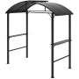 Varikatus grilli jaoks Outsunny 233x110x235cm, tumehall/must