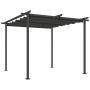 Varikatus Outsunny 300x300x227cm., tumehall