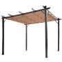 Varikatus Outsunny 300x400x223cm., must/pruun