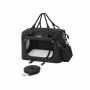 Koera transpordikott 43x30x30cm., must/hall