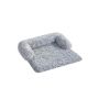Лежанка для собаки 80x75x16см, серая