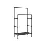 Riidepuuriiul 83x45x157cm, must