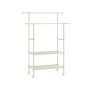 Riidepuuraam ratastel 40.5x91x158cm, valge