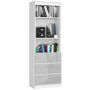 Riiul NORE CLP R60, valge/helehall