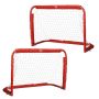 Komplekt 2 lapse jalgpalliväravaga Homcom 90x36x60cm, punane/must