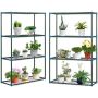 Lillejalad Outsunny 70x27x110cm, tumeroheline, 2 tk