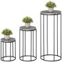 3 Outsunny lillealuse komplekt, hall/must