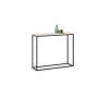 Betoonist disainiga konsoollaud Console 100x80x30cm, valge