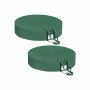 2 dekoratiivse hoiukoti komplekt, roheline