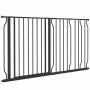 Koerte turvavärav PawHut 145x3x76cm, must