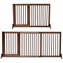 Koera aed PawHut 166x36x71cm, pruun