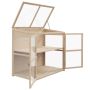Теплица Outsunny 103x61x103см, светло-коричневого цвета