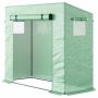 Теплица Outsunny 200x76x168 см, зеленого цвета.