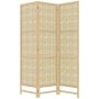 Экран Homcom 135x1,7x180см, светло-коричневый цвет