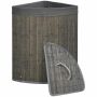 Pesukorv 55L Homcom 38x38x57cm, tumedat halli värvi