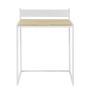 Kirjutuslaud 70x50x90cm., valge/heledapruun