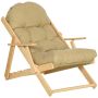 Aiatool Homcom 71x95,5x103cm, helepruun/liivavärvi