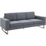 Diivan Homcom 200x82x78cm, tumehall värv