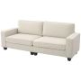 Diivan Homcom 227x84x87cm, kreemjas värv