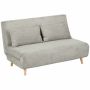 Diivanvoodi Homcom 141x90x81cm, halli/heledat pruunid värvi