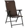 Kokkupandav tool Outsunny 58x71x111cm., must/pruun