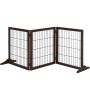 Koera aed PawHut 185x36x71cm, pruun
