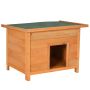 Koerakuut PawHut 82x58x58cm, helepruun/tumedalt roheline