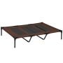 Koera pesa PawHut 122x92x23cm, pruun/must värv