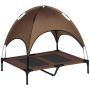 Koera pesa PawHut 92x76x90cm, pruunid/mustad värvid