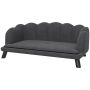 Koera pesa PawHut 98,5x60,5x35,5cm, tumehall/must värv