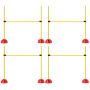 Koerte koolituskomplekt 4 osast PawHut 124x19,5x103cm, kollane