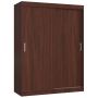 Wardrobe NORE CLP Mono 150, темно-коричневый