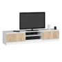 TV-alus RTV K120, valge/tamm