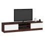 TV-alus RTV K120, tumepruun/valge