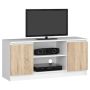 TV-alus RTV K120, valge/tamm