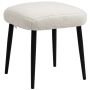 Пуф Homcom 42x42x47см, кремовый/чёрный