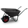 Aiakäru 100 l mahutavusega PVC-st, kuni 250 kg, must
