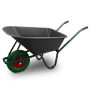 Aiakäru 100 l mahutavusega PVC-st, kuni 250 kg, must