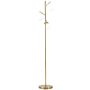Laualamp Homcom 27x27x169cm, kuldse/valge värvusega
