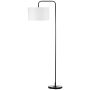 Põrandalamp Homcom 64x38x163,5cm, musta/valget värvi