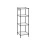 Elutoa riiul 30x30x102cm., must