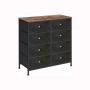 Kummut 8 sahtliga LVT24H, pruun/must